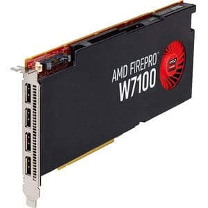 Image of AMD FirePro W7100 8GB GDDR5 Up to 160 GB/s PCIe Gen 3.0 x16 Professional Graphics Card - 3.3TFLOPS, 1792 Cores, Up to 4 Display with DisplayPort 1.2 (Plain Boxed) (Renewed) (100-505975-cr)