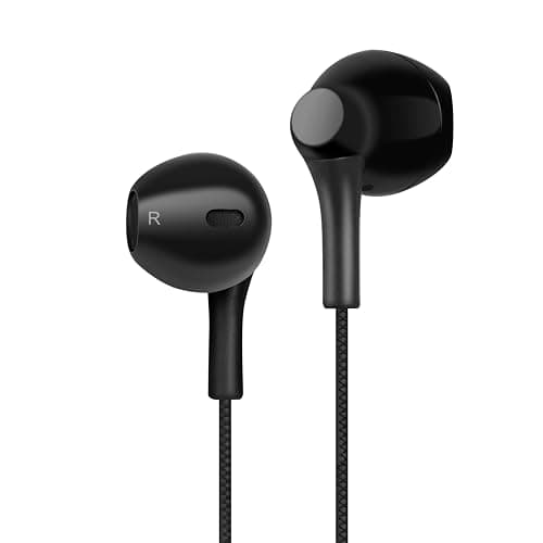 Image of groov e Digital Buds - Wired In-Ear Earphones with Remote & Mic - USB-C Connection - Music Playback & Hands-Free Calls - Includes Earbuds (3x Sizes) - Black