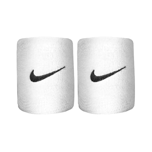 Image of NIKE WRISTBAND SWOOSH WHITE/BLACK