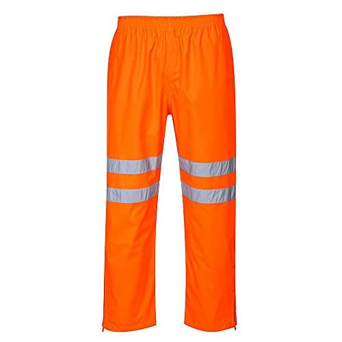 Image of Portwest Hi-Vis Breathable Trouser, Size: L, Colour: Orange, RT61ORRL