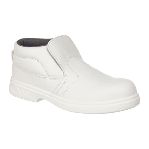 Image of Portwest Steelite Slip On Safety Boot S2, Size: 38, Colour: White, FW83WHR38