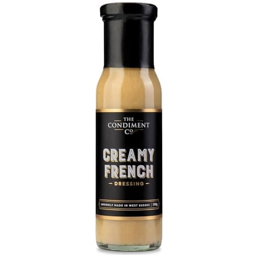 Image of The Condiment Company Creamy French Dressing 240g - Perfect Salad Cream for Salad Bowls, Pasta Salads, Mixed & Greek Salads, Dip, Condiment
