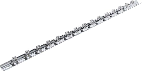 Image of BGS 2120 | Socket Rail with 15 Clips | 6.3 mm (1/4")