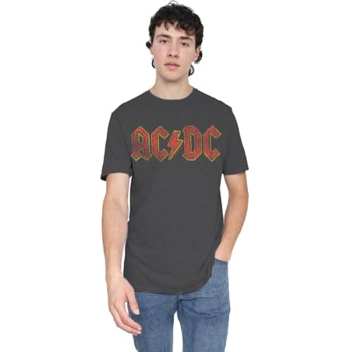 Image of ACDC Hand Drawn Logo Unisex T Shirt, Black, XX-Large