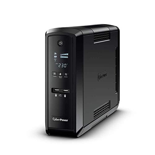 Image of Cyberpower CP1500EPFCLCD-UK Backup UPS PFC Pure Sinewave 1500VA/900W 2 x UK Sockets 4 x IEC