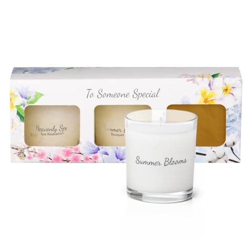 Image of Zopper Scented Candle Gift Set for Someone Special, Each 45-Hour Burn 3 Scented Jar Ideal for Occasion Such as Birthday, Wedding, Valentine or Birthday