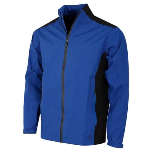 Image of Proquip Mens Aqualite Golf Waterproof Jacket - Royal/Black - M