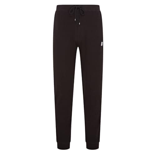 Image of DKNY Hawks Waffle Mens Lounge Pants | Cotton Rich | Tailored Joggers for Men with Branded Stripe, Drawstring Waist & Deep Pockets | Comfortable Jogging Bottoms Men |