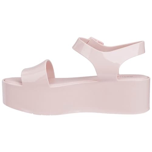 Image of Melissa Mar Women's Sandals - Platform Sandals for Women, Wedge Sandals, Dressy Summer Sandals, Women's Jelly Shoes, Light Pink, 6 UK