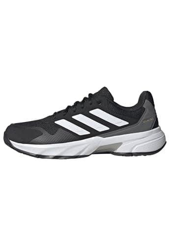 Image of adidas Men's Courtjam Control 3 Tennis Shoes, core Black/FTWR White/Grey Four, 10 UK