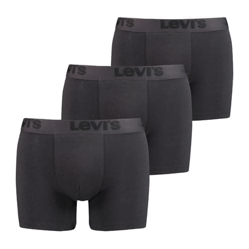 Image of Levi's Men's Boxers (Pack of 2), Black Light, XL
