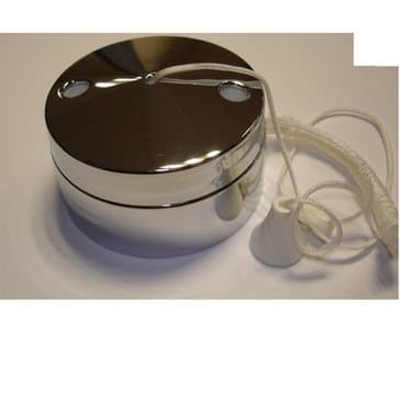 Image of BG 802CH Chrome Effect Ceiling Pull Switch (for Lighting Circuits) 6 amp 1 or 2 Way