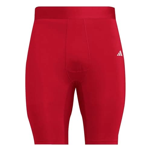 Image of adidas Men's TECHFIT SHORT TIGHT MEN, team power red 2, M