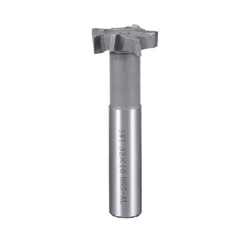 Image of sourcingmap HSS-AL T Slot End Mill Milling Cutter 8 Flutes 32mm Cutting Dia 10mm Depth