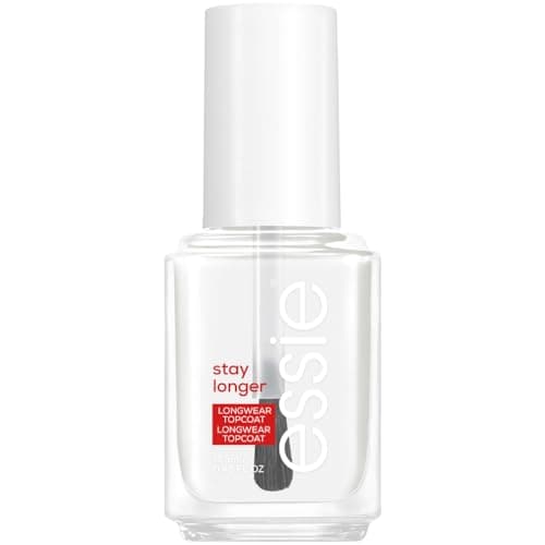 Image of Essie Nail Care Essie, Stay Longer, Premium Longwear Top Coat, Clear Topcoat Nail Polish, Up To 7-day Salon Quality Manicure, Chip Protection, Lasting Shine, Locking Colour
