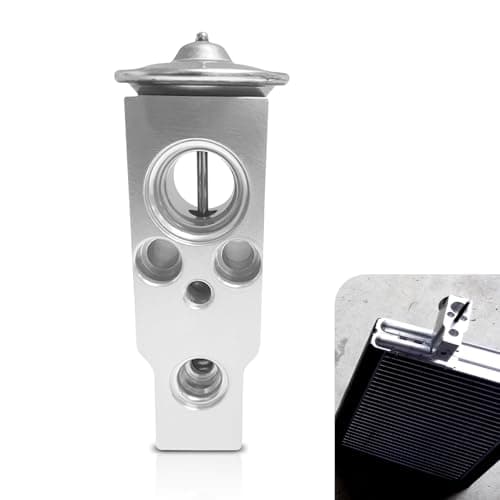 Image of Automobile Expansion Valve, Steam Engine Air Conditioning Valve, Universal A/C System Repair Accessories, for Most Cars (Silver)