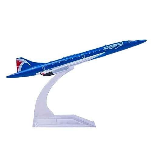 Image of Bswath Scale Model Plane Concorde Model Airplane Diecast Airplanes Metal Plane Model for Gift