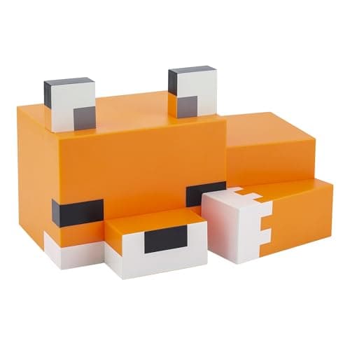 Image of Paladone Minecraft Fox Night Light - Officially Licensed Cute Lamp, Gifts for Boys and Girls, Gaming Room Accessories and Décor for Kids Bedroom