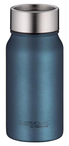 Image of THERMOcafé by THERMOS TC Drinking Mug Night Blue Mat 0.35 L, Thermal Mug, Stainless Steel, Insulated Mug, Coffee Mug to Go Thermal, Leak-Proof, 8 Hours Hot & 16 Hours Cold, Dishwasher Safe, BPA-Free