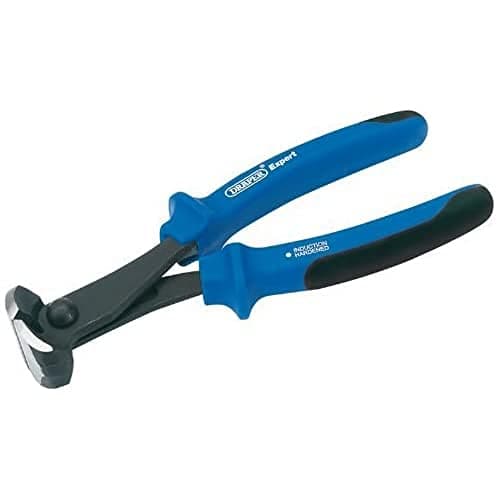 Image of Draper Expert 69265 200 mm Heavy-Duty Soft-Grip End-Cutting Pliers , Blue