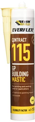 Image of Everbuild – Everflex – 115 GP Building Mastic – For Joint Pointing and Sealing – Internal and External Use – Stone – 285ml