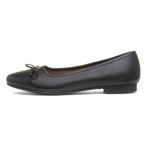 Image of Hush Puppies Womens Naomi Closed Toe Ballet Flats, Black, 8 UK