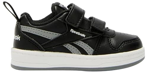 Image of Reebok Boys' Royal Prime 2.0 Two Strap Trainers, Black Grey3 White, 2.5/3.5 UK Child