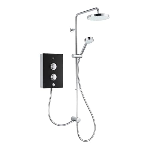 Image of Mira Showers Decor 10.8KW Black Onyx Dual Outlet Electric Shower 1.1894.006