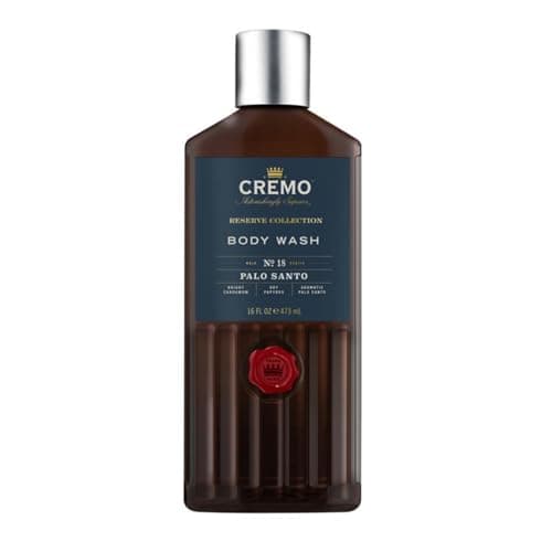 Image of Cremo Reserve Collection Body Wash, Men's Shower Gel for Body Skin Care, Palo Santo Luxury Fragrance, 473 ml
