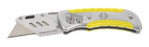 Image of C.K T0954 Folding Utility Knife, Silver