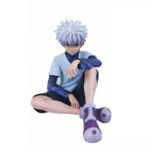 Image of Xinchangda Killua zaoldyeck Figures Gon Freecss Anime Figure PVC 12CM Anime Sculpture Room desktop ornaments collectibles