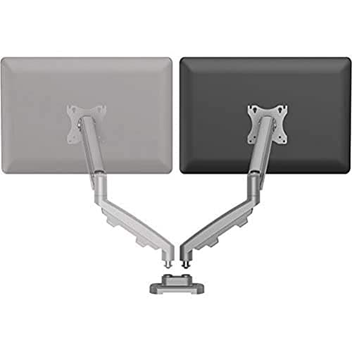 Image of Fellowes 9683701 EPPA Monitor arm Set Double Silver 39 up to 16 kg