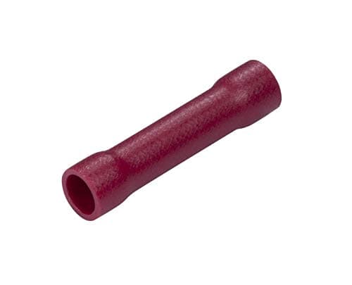 Image of GTSE 100 Pack of Red Butt Connectors - 3.3mm - Premium Pre-insulated Crimp Terminals