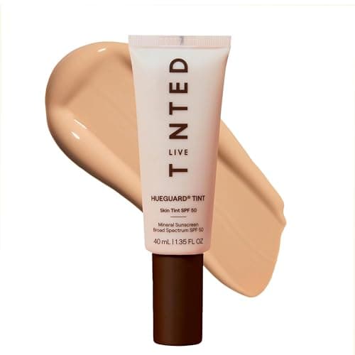 Image of Live Tinted Hueguard Skin Tint SPF 50 Mineral Sunscreen with Paint, Light to Medium Coverage, Adjustable, Moisturising, Radiant, Water and Sweat Proof, 45 ml, Shade 09