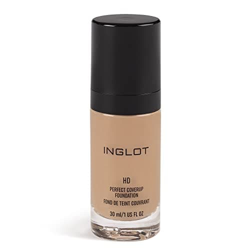 Image of Inglot HD Perfect Coverup Foundation - Foundation with Airbrush Effect | For full coverage and long-lasting make-up | Maintains a Matt Effect and Smooth Skin | 30 ml | 76