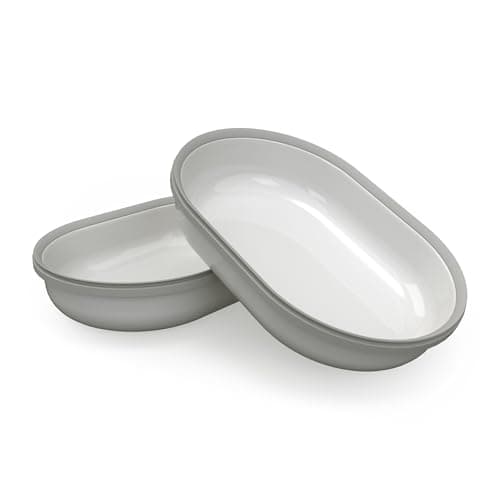 Image of Sure Petcare SureFeed Bowl set (Pack of 2) with Integrated Seal, Compatible with Sure Petcare SureFeed Microchip Pet Feeder, Works for Wet and Dry Food, Keeps Food Fresh, Grey