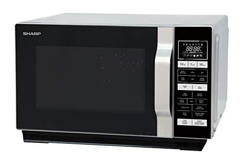 Image of Sharp R860SLM Combination Flatbed Microwave Oven, 25 Litre capacity, 900W, Silver