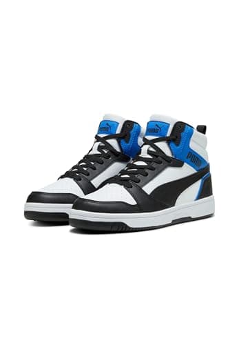 Image of Puma Unisex Adults Rebound V6 Sneakers, Puma Black-Puma White-Puma Team Royal, 10 UK