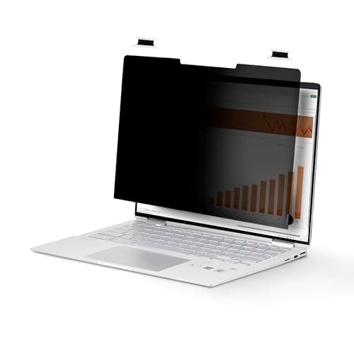 Image of StarTech.com 13.5-inch 3:2 Touch Privacy Screen, Laptop Security Shield, Anti-Glare Blue Light Filter, Flip-Over