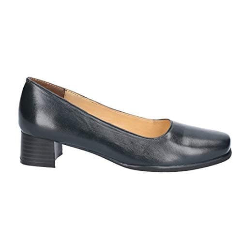 Image of Amblers Ladies Walford Ladies Wide Fit Court Navy