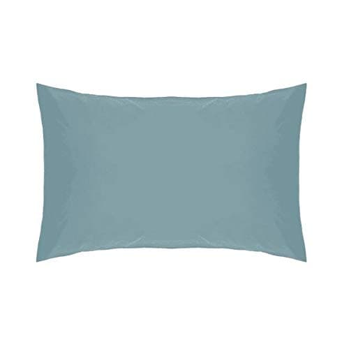 Image of Belledorm Green Housewife Pillowcase - 200 Thread Count Percale - Teal