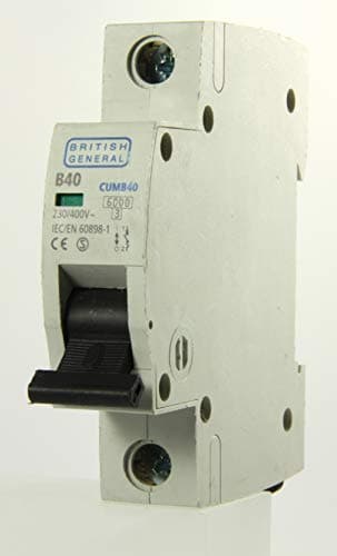 Image of BG British General - CUMB40 - 40a Type B Single Pole MCB