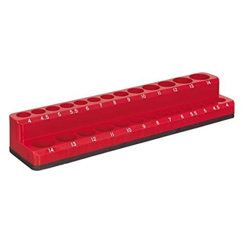Image of Sealey Ak27085 Socket Holder Magnetic 1/4In Sq Drive Capacity 26 Sockets