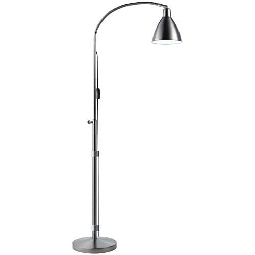 Image of Daylight The Company - Flexi-Vision Floor Lamp - Powerful LED Floor Lamp + Low energy consumption - 6,000 Kelvins + 20W + Chrome + Eye-Care Lamp + 2,650 LUX + Anti Glare Design