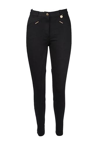 Image of Avon Equine Discount Pet Accessories Horse Riding Mens Soft Stretchy Jodhpurs JODS JODPHURS (Black)