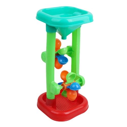 Image of waterSifting Funnel – 27x13x13Cm Sand And waterTable Accessory, Pouring Funnel Tower, waterWheel | Interactive Skill Builder Outdoor Toy For Sandbox Swimming Party Garden Play