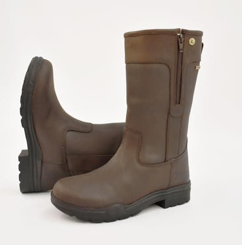 Image of Rhinegold Hampton Country Boot-6.5-Brown