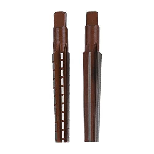 Image of 2PCS Reamers, 2PCS Rough Fine Morse Taper Reamer High Carbon Steel Set Hand Straight Shank HSS Cutting Tools MT3 Speed (KIMISS8xeryzmv4t-11)