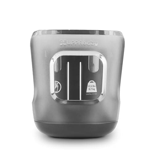 Image of UPPAbaby Cup Holder for Vista, Cruz, Minu Strollers - Quick, Intuitive Attachment + Removal - Securely Holds Various Size Beverages - BPA Free + Dishwasher Safe - Folds Attached