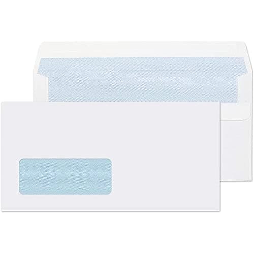 Image of Q-Connect DL Envelopes Window Self Seal 90gsm White (Pack of 1000) KF3481